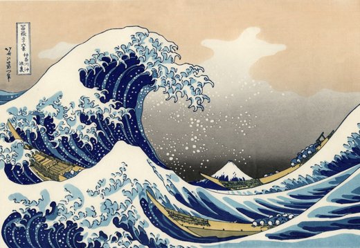 葛飾北斎《神奈川沖浪裏》